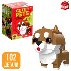 Конструктор cute pets, сиба-ину, 102 детали Unicon