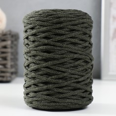 Шнур для вязания без сердечника 70% хлопок, 30% полиэстер ширина 3мм 100м/160±10гр (131) Softino