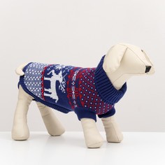 Свитер вязанный с орнаментом NO Brand