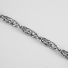 Цепочка для сумки, железная, 9,15 × 6 мм, 3 ± 0,1 м цвет серебряный Арт Узор