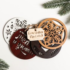 Подвески с резкой Зимнее волшебство