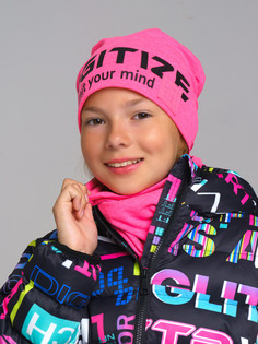 Комплект трикотажный шапка снуд Playtoday