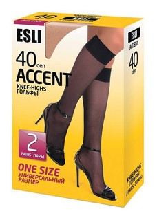 Гольфы женские accent 40 visone (2 пары) Esli