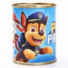 Копилка металлическая, 9,5 см х 7,5 см х 7,5 см PAW Patrol