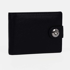 Портмоне на магните, отдел для купюр, для карт, для монет, цвет черный NO Brand