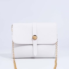 Сумка-мессенджер на магните, цвет белый NO Brand