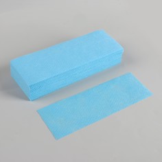 Полоски для депиляции, 20 × 7 см, 100 шт, цвет голубой NO Brand