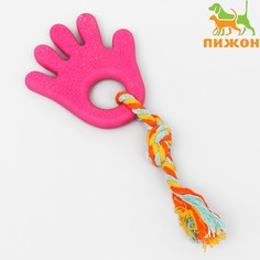 Игрушка жевательная с канатом для собак Пижон