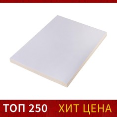 Бумага а4, 100 листов, 80 г/м, самоклеящаяся, белая глянцевая Calligrata
