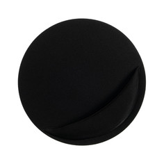 Коврик для мыши luazon, подушка под руку, круглый, черный