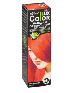 Lux color бальзам оттеночный для волос тон №01.1, абрикос 100 мл Белита