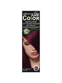 Lux color бальзам оттеночный для волос тон №14.1, махагон 100 мл Белита