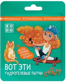 Гидрогелевый патч too crazy для кожи вокруг глаз 2шт Modum
