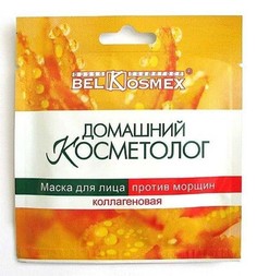 Маска для лица против морщин коллагеновая 26 г Bel Kosmex