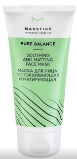 Маска для лица успокаивающая и матирующая 50 мл Masstige