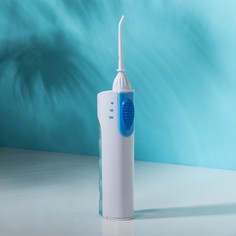 Ирригатор luazon lir-04, портативный, 120 мл, 2 режима, 3 насадки, от батареек
