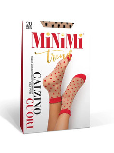 Mini cuori 20 (носки) caramello/nero Minimi