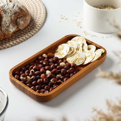 Блюдо для подачи доляна gareth, 22×12 см, бамбук