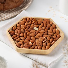 Блюдо для подачи доляна, 19,5×17,5×2 см, берёза