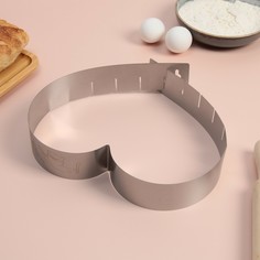 Форма разъемная для выпечки сердце Konfinetta