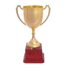 Кубок 116, наградная фигура, золото, подставка пластик, 29 × 11,5 × 7,8 см. Командор
