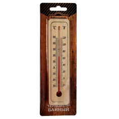 Термометр деревянный, 50 с Добропаровъ