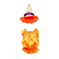 Карнавальный костюм тыква,жилет,шляпа оранжевая,рост 98-110 Страна Карнавалия