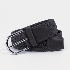 Ремень женский, ширина 3,5 см, пряжка металл, цвет серый NO Brand