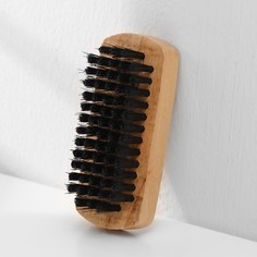 Щетка для одежды и обуви доляна, 8,3×3,5×2,5 см, искусственная щетина