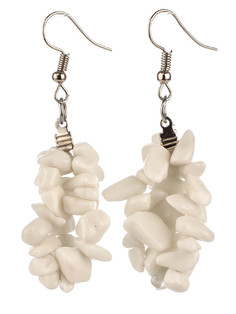 Серьги Бусики Колечки