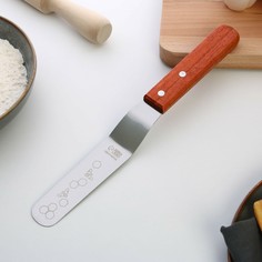 Лопатка кондитерская с деревянной ручкой Konfinetta