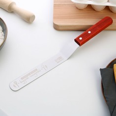 Лопатка кондитерская с деревянной ручкой Konfinetta