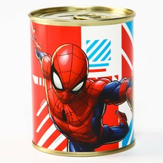 Копилка металлическая, 9,5 см х 7,5 см х 7,5 см Marvel