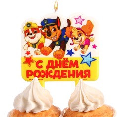 Свеча в торт PAW Patrol