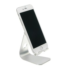 Подставка для телефона, с регулируемым углом наклона, металл, серый NO Brand