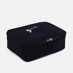 Косметичка дорожная на молнии, цвет черный NO Brand
