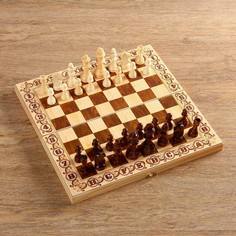 Шахматы турнирные деревянные 40 х 40 см NO Brand