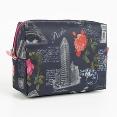Косметичка на молнии, цвет черный NO Brand