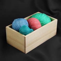 Ящик для рукоделия, деревянный, 10 × 14 × 25 см NO Brand