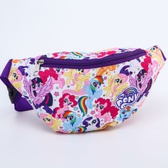 Сумка поясная, 25х6х13 см, на молнии, my little pony Hasbro