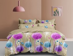 Постельное белье 2,0 спальный с евро простыней Afina