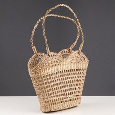 Сумка плетеная хозяйственная, 30×12×27 см, сыть NO Brand