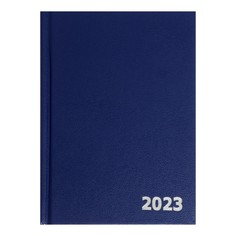 Ежедневник датир 2023г а6 168л б/вин, синий Calligrata