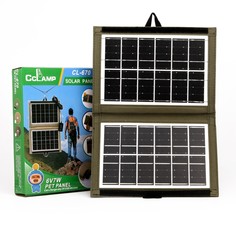 Солнечная панель для зарядки фонаря, 7 вт, 29.5 х 20.5 см NO Brand