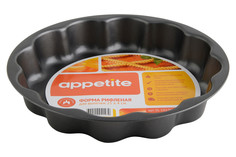 Форма для выпечки 29х5см круглая рифленая Appetite