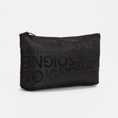 Косметичка на молнии, цвет черный NO Brand