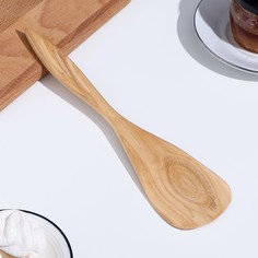 Лопатка круглая, черешня 27х7см NO Brand