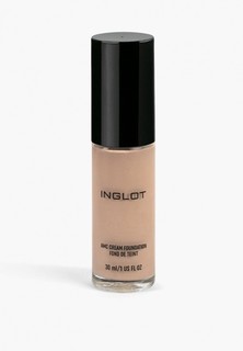 Тональное средство Inglot с натурально-атласным финишем и средней плотностью покрытия