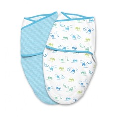 Пеленки Пеленка Summer Infant Конверт на липучке Swaddleme Luxe Whisper Quiet 2 шт.