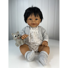 Куклы и одежда для кукол Lamagik S.L. Пупс Пауль в цветной тунике штанишках и повязке 47 см